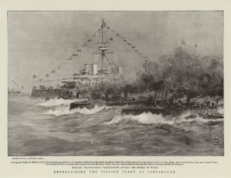 Entertaining the Italian Fleet at Portsmouth